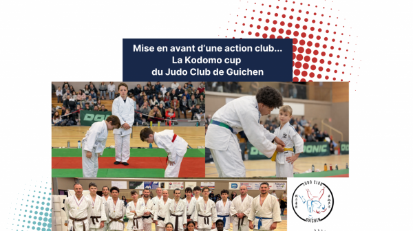 La ligue met à l'honneur le Judo Club de Guichen et sa Kodomo cup